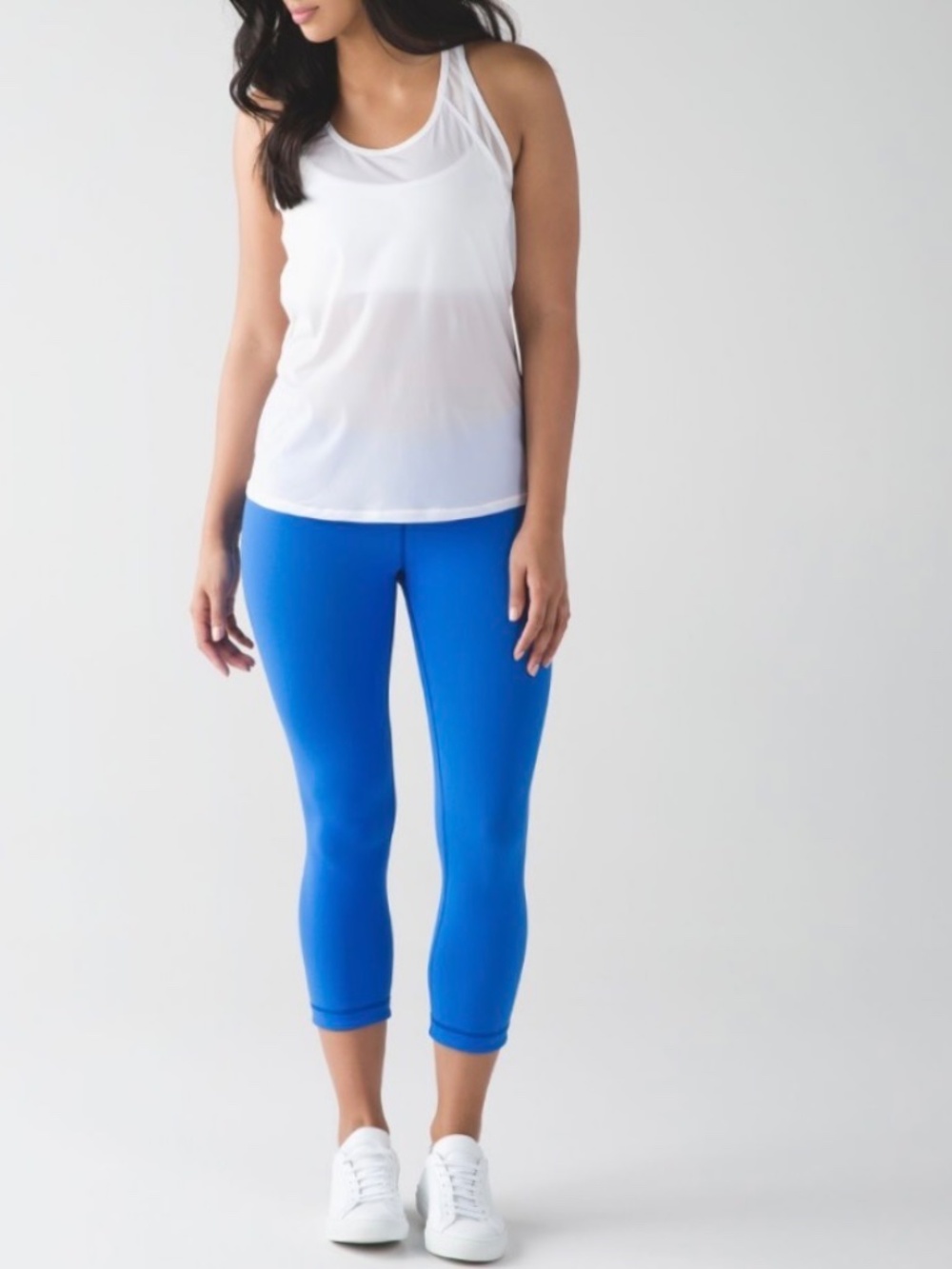 Lululemon Wunder Under Crop III (Reversible) | Hero/Pipe Dream Blue |  Size 6